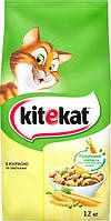 Сухий корм для котів Kitekat Курочка з овочами 12кг (5900951013072)