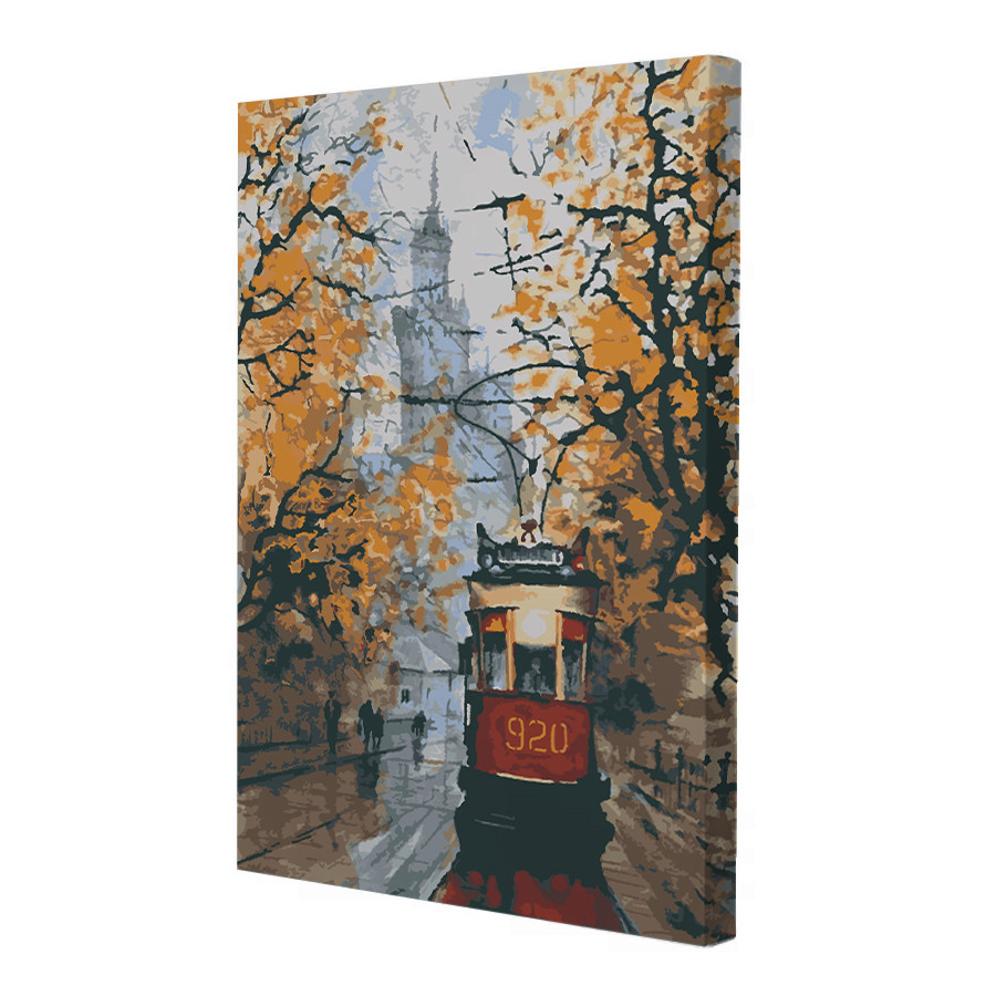 Картина за номерами Riviera Blanca Дощовий пейзаж 28x40 см (RB-0779)