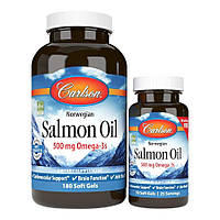 Жирные кислоты Carlson Labs Salmon Oil, 180+50 капсул CN7460 SP