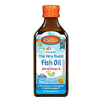 Жирные кислоты Carlson Labs Kid's The Very Finest Fish Oil, 200 мл Апельсин CN7441-1 SP
