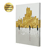 Набір картин з поталлю за номерами Riviera Blanca Місто (ITR-049) 3 шт в наборі, фото 4
