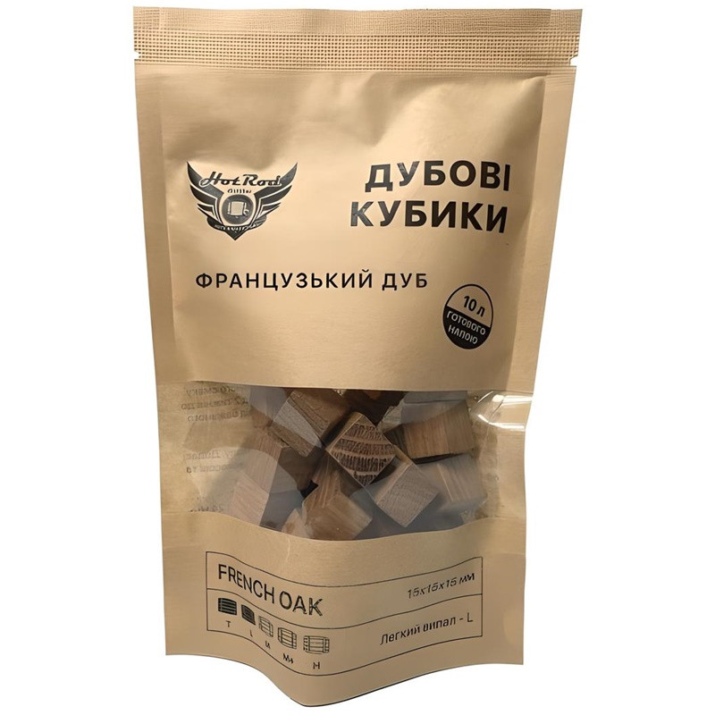 Дубові кубики French Oak L на 10 л, фото 1