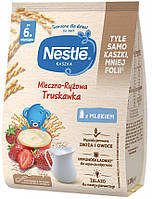 Молочно-рисова каша Nestle з полуницею для дітей з 6 місяців, 230 г