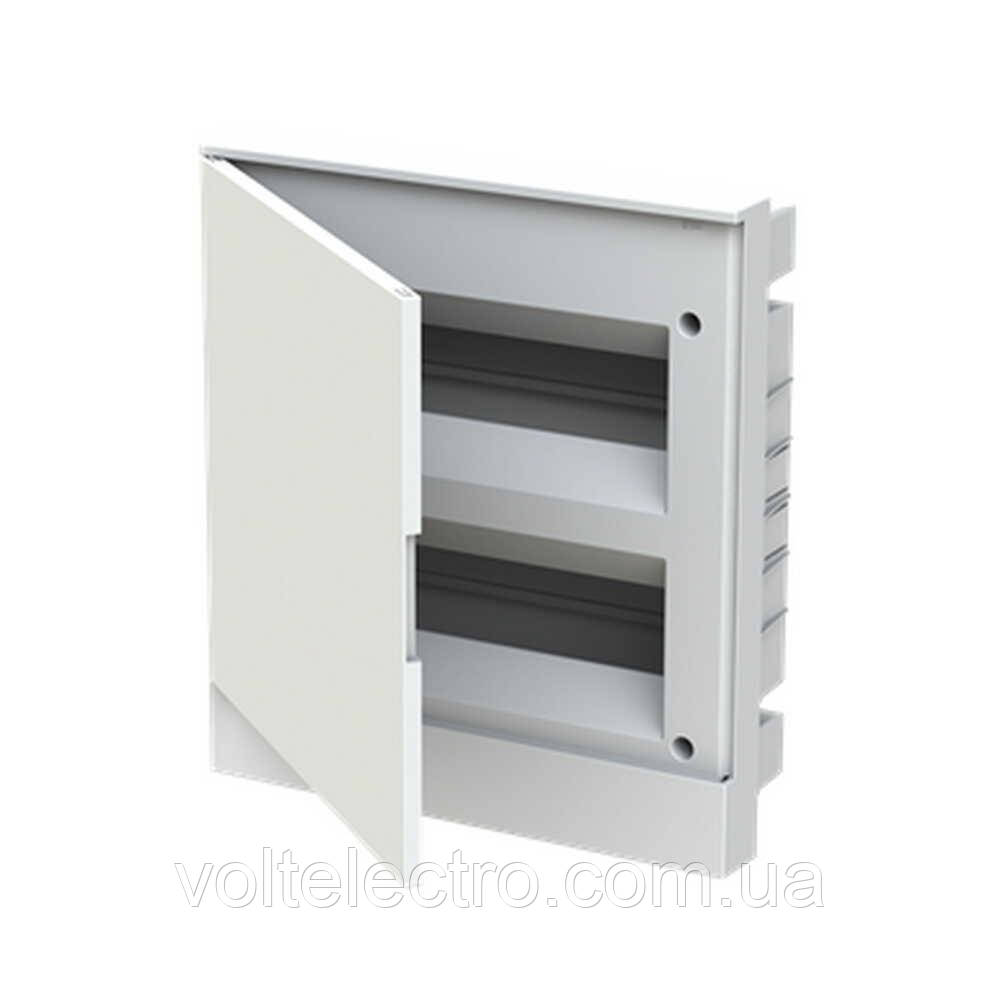 Бокс пластиковий АББ basic E на 24 модулів внутрішній непрозорий, фото 1