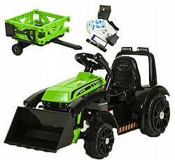Акумуляторний трактор з прицепом і лопатою Szomik SX-2 з пультом