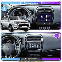 Магнітола Lesko для Mitsubishi Outlander Sport I Рестайлінг 3 2020-н.в. 10" 6/128Gb 4G Wi-Fi GPS Top 5 шт., фото 2