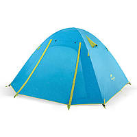 Двухместная палатка Naturehike P-Series NH18Z022-P, 210T/65D, голубой