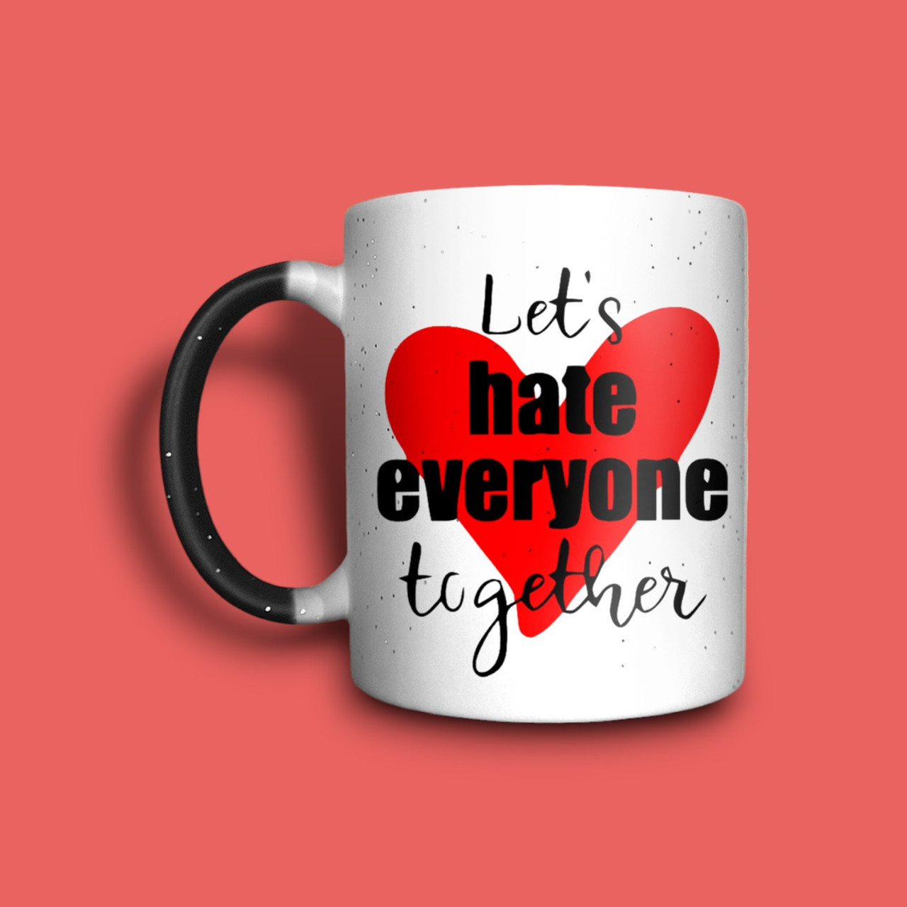 "Ненавидіти всіх разом" чашка хамелеон для дівчини, фото 1