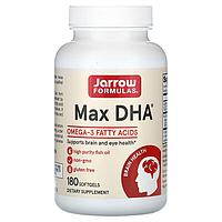 Jarrow Formulas, максимум DHA, 180 м’яких капсул