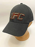 Чоловіча брендова кепка "UFC Reebok", чорна котонова бейсболка