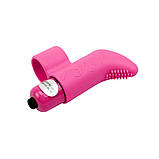 Вібратор на палець із рельєфом Chisa, рожевий, 7.4 х 4.1 см, фото 3