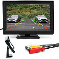 Автомонитор LCD 4,3'', для камеры заднего вида / Монитор автомобильный / Монитор в машину