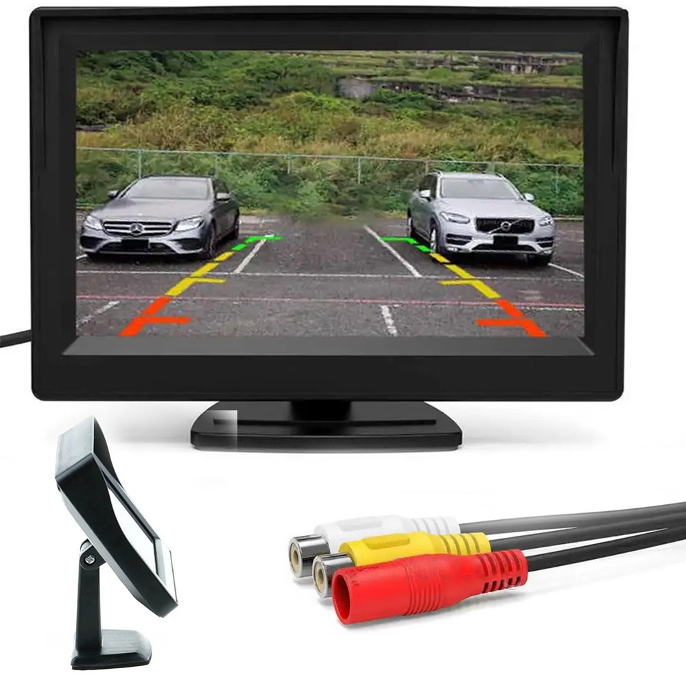 Автомонітор LCD 4,3'', для камери заднього огляду/ Монітор автомобільний/ Монітор у машину