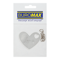 Підвіска світловідбивна Buromax Heart (BM.9701)