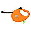 Повідець-рулетка для собак WAUDOG R-leash з контейнером для пакетів, світловідбивна стрічка, L, до 40 кг, 5 м,, фото 4