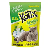Kotix Котикс силикагелевий наповнювач з яблоком, 3,8 л