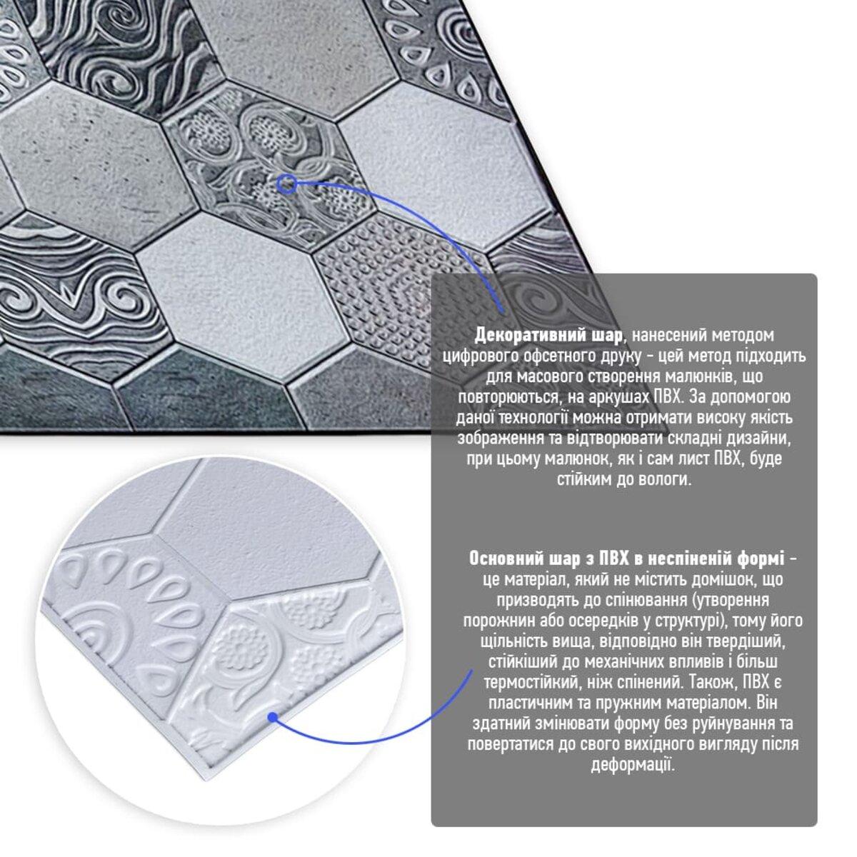 Декоративна ПВХ панель 960*480*4мм SW-00000579, фото 1