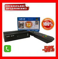 Приставка Т2 Тюнер Цифровий ТВ DVBT2 ресивер FTA з IPTV, Wi-Fi, Youtube, USB