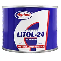 Смазка универсальная AGRINOL Литол-24 пластичная литиевая коричневая 0,4 кг