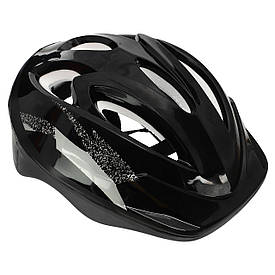 Шлем (велошлем) защитный детский (7-8 лет) YFC-6-S-M Черный