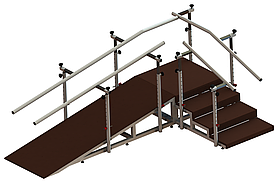 Сходи для відновлення навиків ходьби з похилою рампою (кутова) МТВ-033