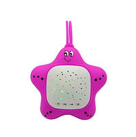 Генератор білого шуму для немовлят Зірочка А1 з проєктором зоряного неба Рожевий (STG-A1-Pink)
