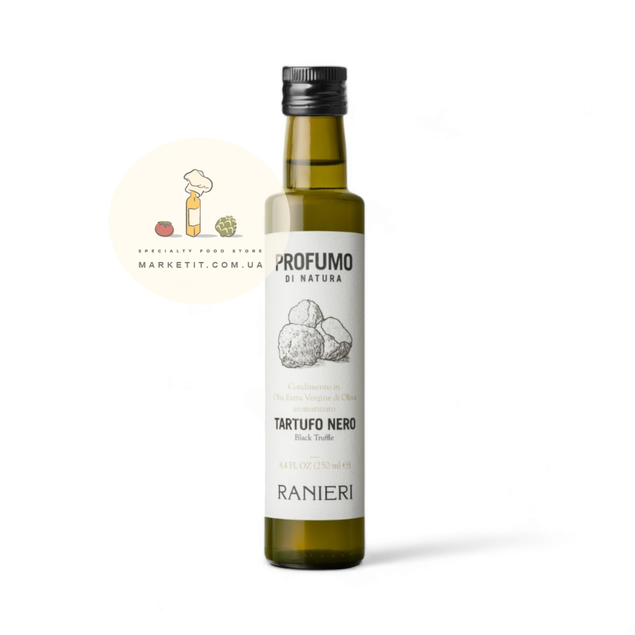 Оливкова олія Ranieri Tartufo Nero з чорним трюфелем, 250 мл.