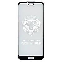 Захисне скло Lion Huawei P20 Full Glue Lion (0.3 мм, 2.5D) black