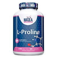 Аминокислотная добавка Haya Labs L-Proline 1000mg 100 капсул