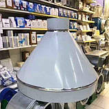 Зонт витяжний круглого перерізу Ø 1050 мм з нержавіючої сталі для круглого гриля конусна, фото 4