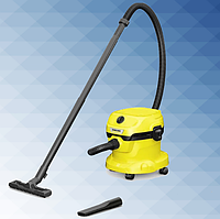 Пылесос универсальный для сухой и влажной уборки Karcher WD2 PLUS 1000 ВТ, пылесосы для дома