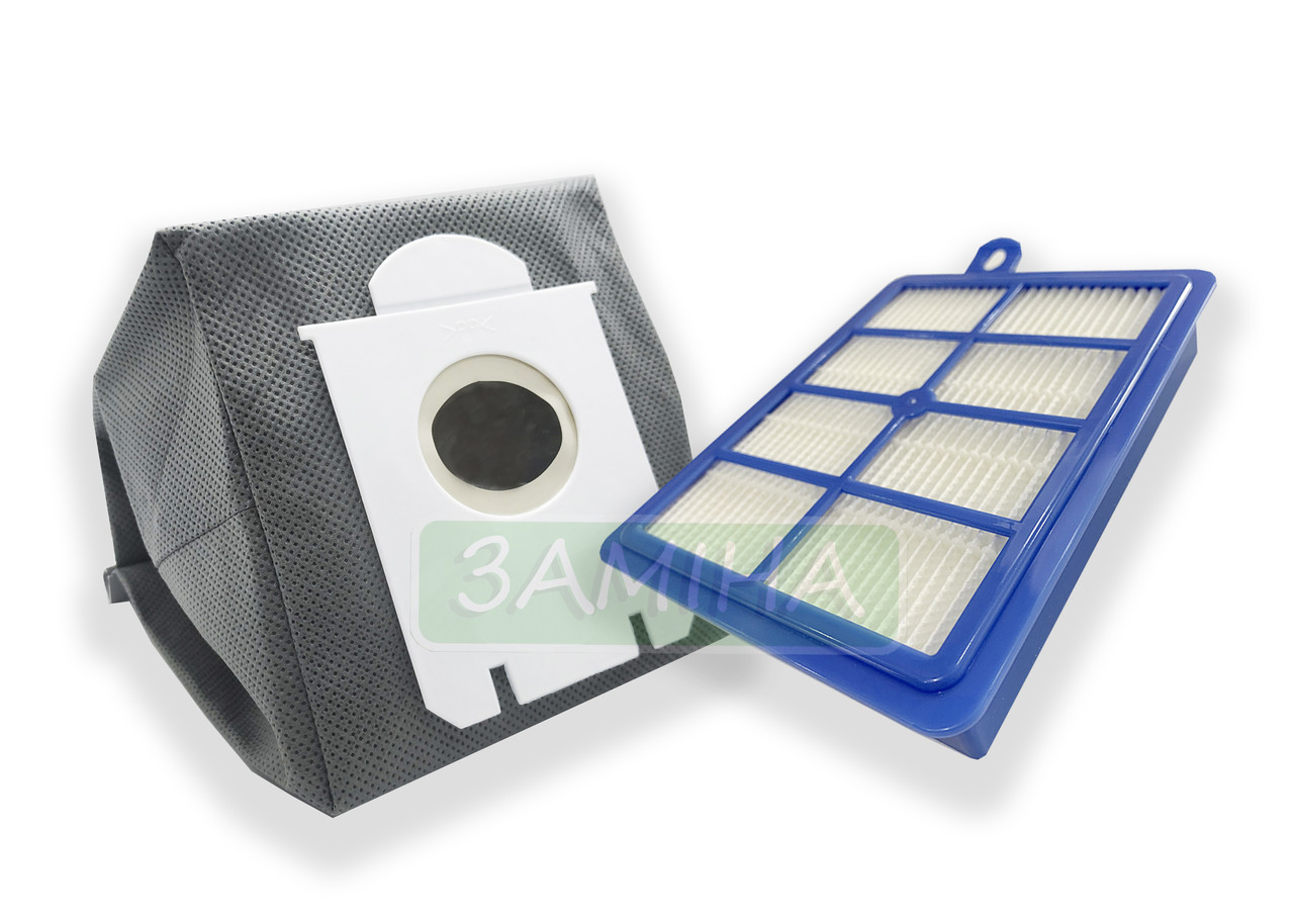 Комплект фільтр і мішок для пилососа Electrolux Philips FC9170, FC9174, FC9176, FC9060
