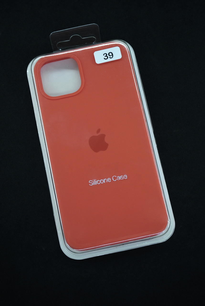 Чохол для телефону iPhone 15Plus Silicone Case original FULL №39 orange (4you)