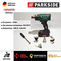 Аккумуляторный строительный фен Parkside PHLGA 20, оригинальный электрический технический фен