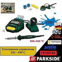 Оригинальная паяльная станция с дисплеем Parkside PLSD 48, электрический цифровой паяльник