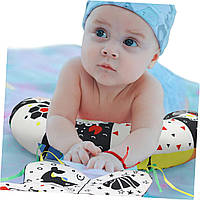 Дитячі іграшки для немовлят, подушки для найменших різнокольорові для розвитку
