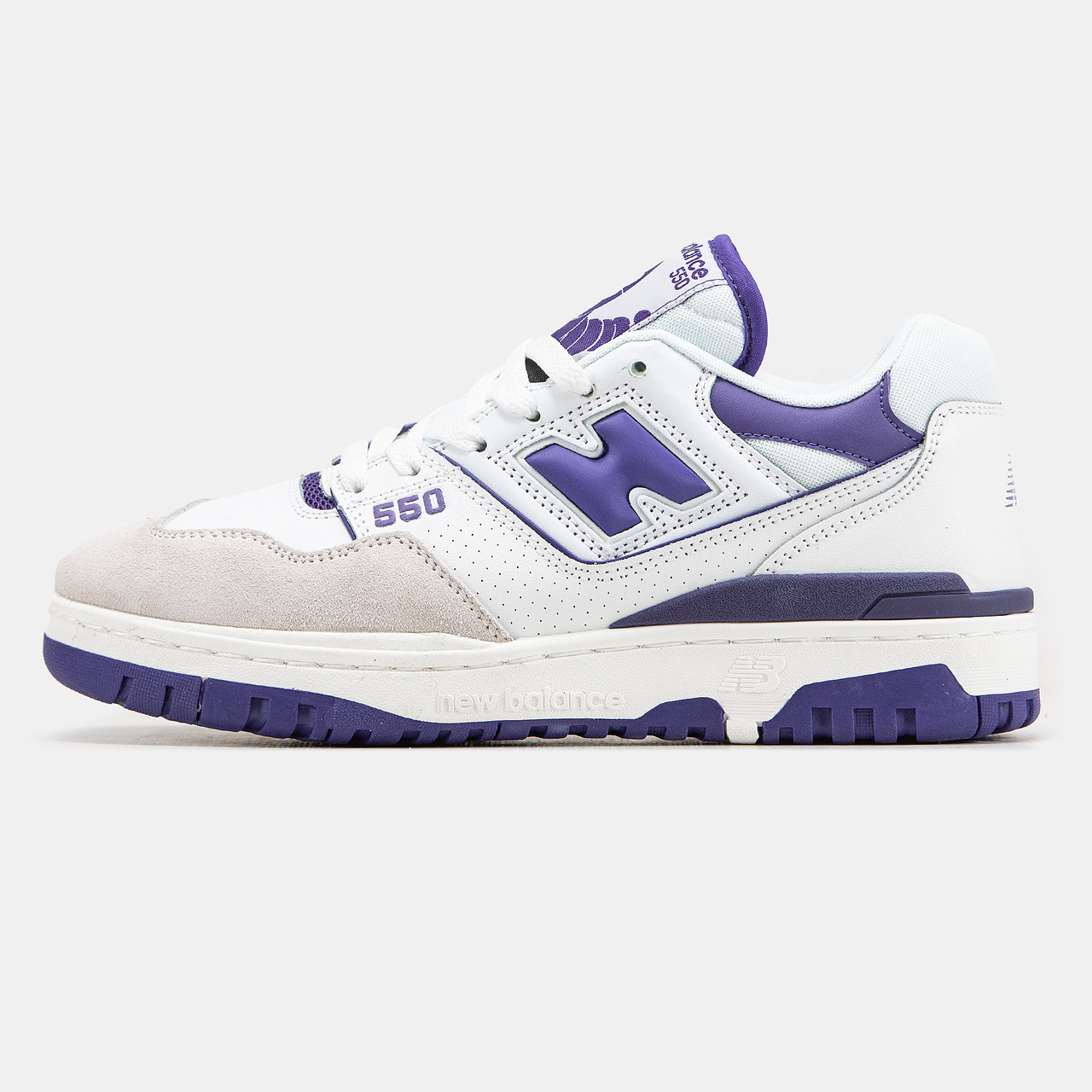 Кросівки New Balance 550 White Purple / Нью Беланс 550