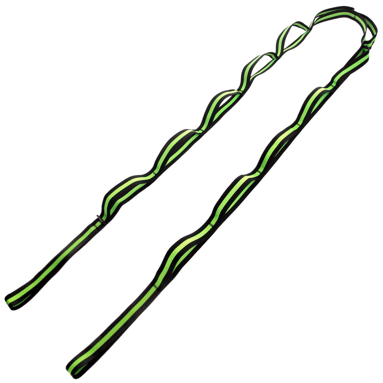 Стрічка для розтяжки на 12 петель стрічковий еспандер Stretch Strap Nasus F040