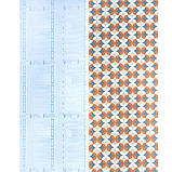 Самоклеюча плівка оранжеві квіти 0,45х10м SW-00001220, фото 4