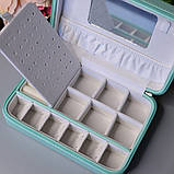 💚Скринька зі шкірозамінника для прикрас на блискавці, маленька яскрава, 6 видів, фото 10