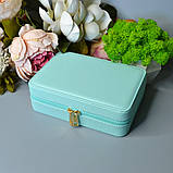 💚Скринька зі шкірозамінника для прикрас на блискавці, маленька яскрава, 6 видів, фото 7