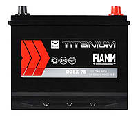 Автомобильный аккумулятор FIAMM Titanium Black Asia75Аh 640А R+ (D26)