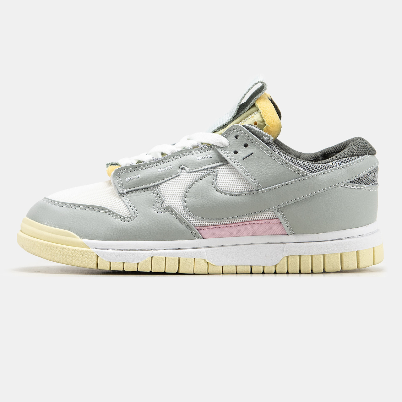 Кросівки Nike Air Dunk Jumbo Foam Low Gray White / Найк Аїр Данк Джумбо Фом Низькі