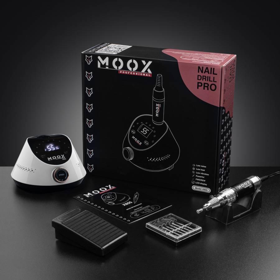 Фрезер для манікюру та педикюру Moox X805, 55 000 об/хв (білий)