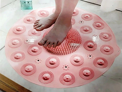 Антиковзний килимок для ванної душа на присосках Massage Foot Rad - масажний килимок для стоп