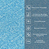 Самоклеючі шпалери світло-синьо білі 2800*500*2,5мм YM-03 BLUE WHITE SW-00001326, фото 4