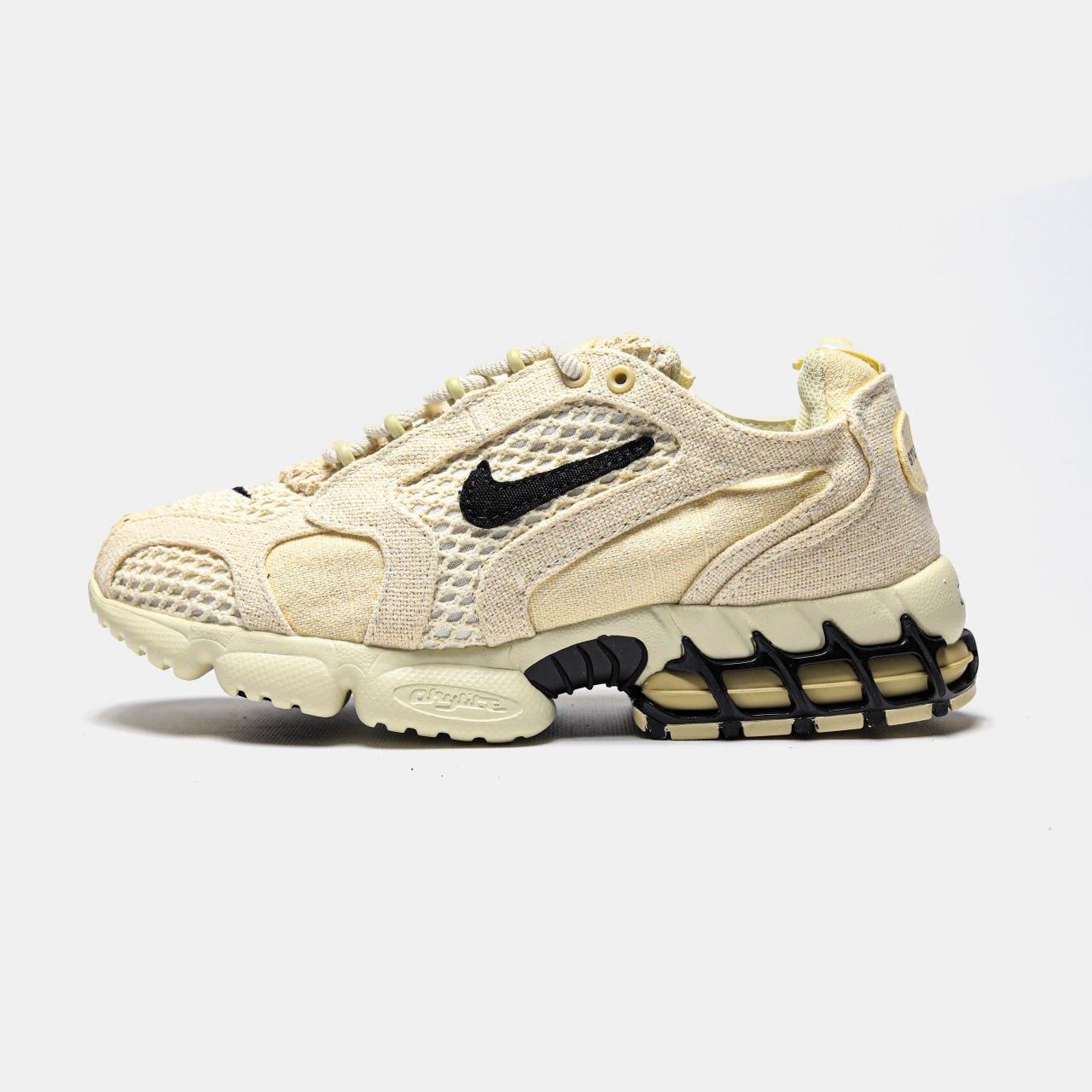 Кросівки Nike Air Zoom x Stussy Spiridon Cage 2 Fossil / Найк Аїр Зум Стуссі Спірідон 2 Фосил