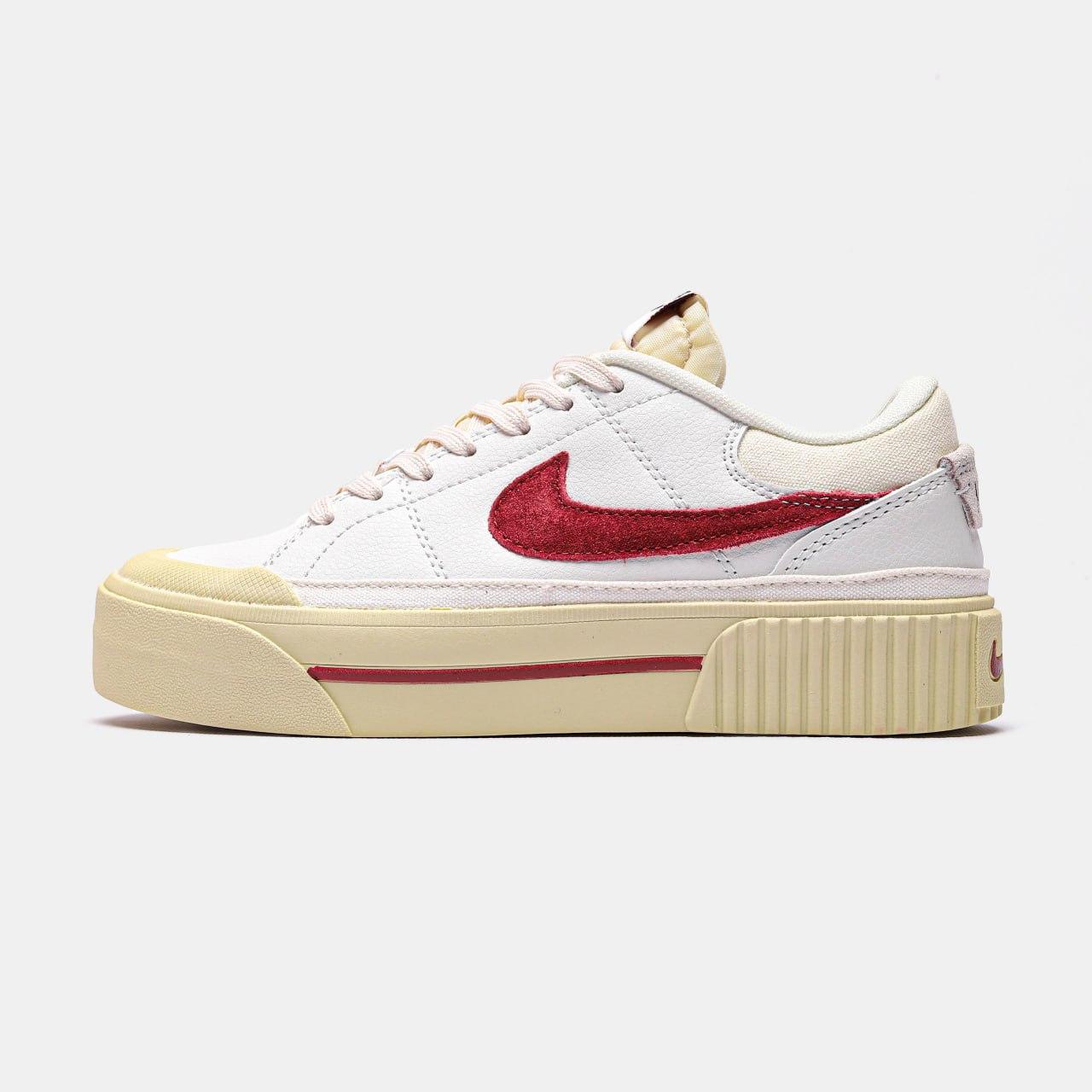 Жіночі Кеди Nike Wmns Court Legacy Lift Sail Dark \ Найк Вмнс Курт Легасі Ліфт Сейл Дарк