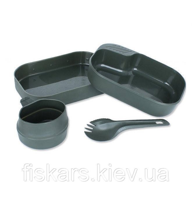 Набір посуду туристичний Wildo Camp-A-Box® Light Olive (14742)