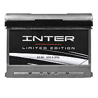 Автомобильный аккумулятор INTER limited edition60Ah 600A L+ (L2B)